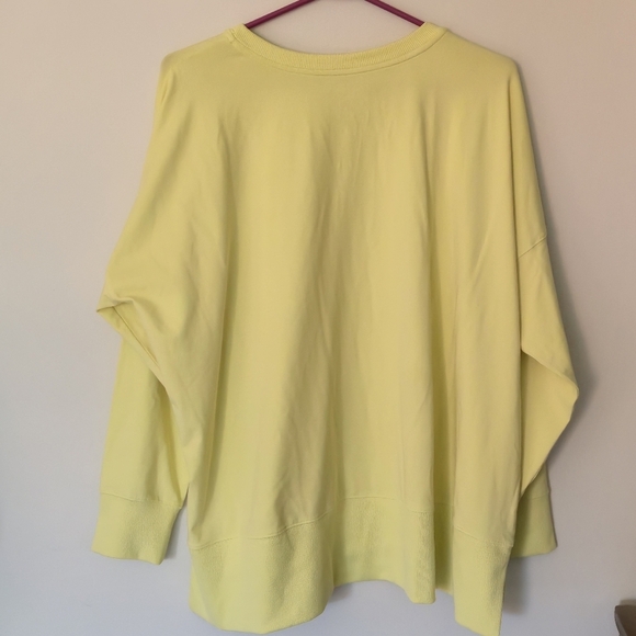 NEW NWT Eileen Fisher Organic Cotton Citron Crew Neck Top Sweatshirt Tunic Plus - Picture 7 of 9